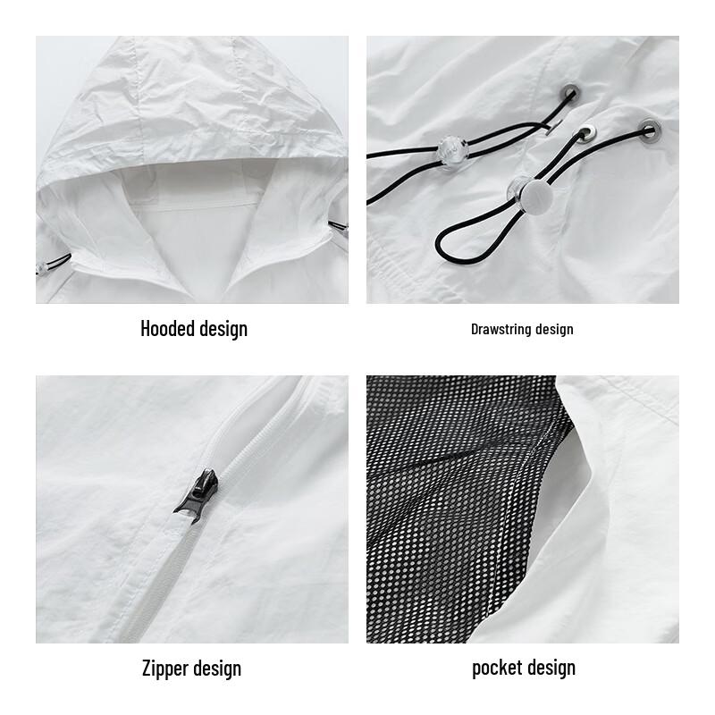 MiiOW Men's Sun Protection Hooded Jacket