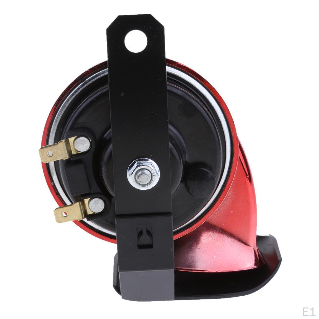 Universal 130dB Motorcycle Truck Car Air Horn Waterproof,Red