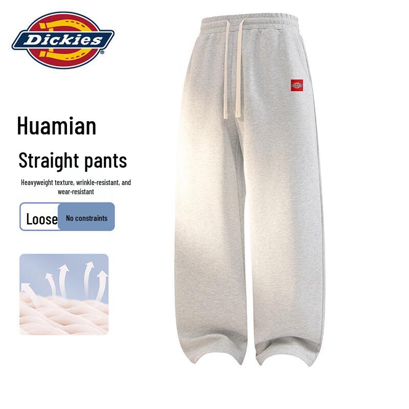 Dickies Men's Loose Fit Straight Leg Cotton Blend Casual Pants A