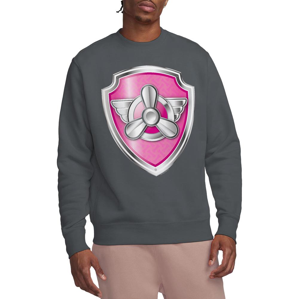 Paw Patrol Unisex Adult Skye Badge Sweatshirt