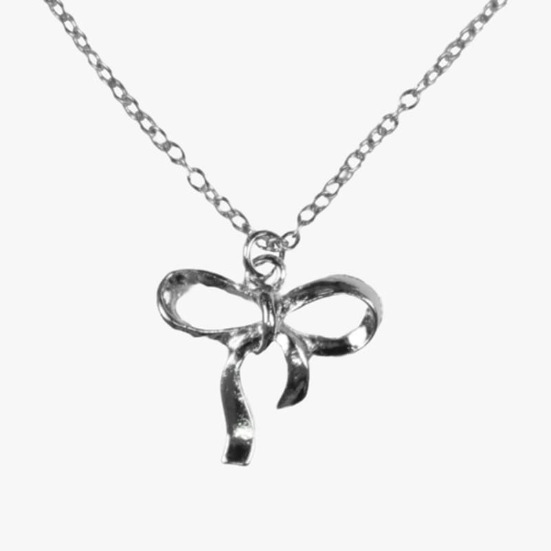 PINK ANANAS WELLENBAND HALSKETTE_SILBER