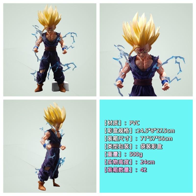 Dragon Ball Super Saiyan 2 Gohan Garage Kit Action Figure 24Cm Pvc Anime Statue Collectible Desktop Decor For Anime Fans