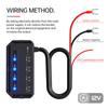 Fuse Block 12V 20A Waterproof Fuse Relay Box Kit Professional Automotive Fuse Box Safe Fuse Box Holder Panel for Motorcycle Car