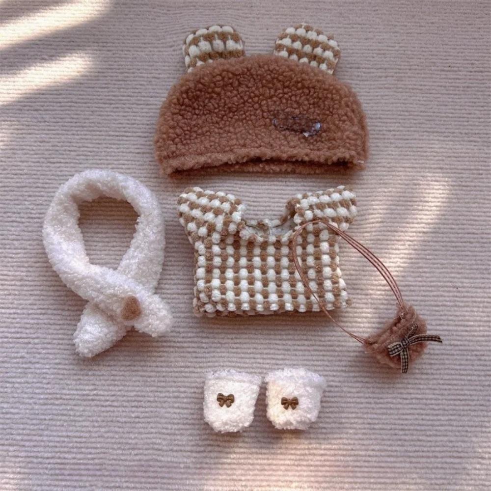 20cm Plush Doll Clothes Accessories Plush Doll Clothes Replacement Outfit Doll Mini Clothes