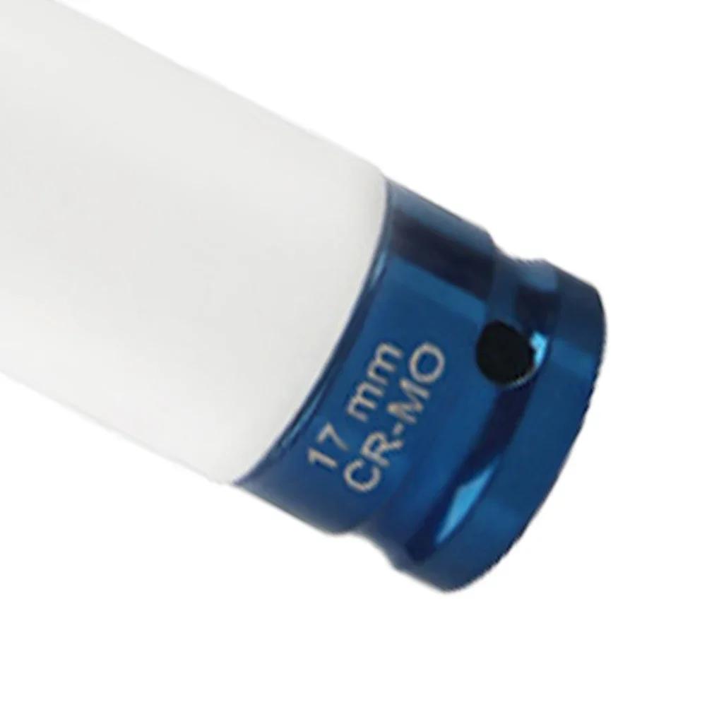 17/19mm Hex Sockets Pneumatic Wrench Tire Screw Sleeve 1/2 Inch Air Gun Tire Protection Impact Nut Socket Car Garage Tool