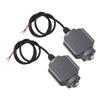 2pcs Motorcycle Spotlight LED IP67 Waterproof Far Near Light Ultra Bright Motorcycle Driving Fog