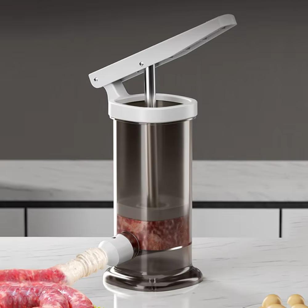 Large Capacity Manual Sausage Stuffer Homemade Sausage Filler Fast Meat Filling Machine  Cooks