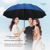 Extra-Large Three-Fold Umbrella for Men & Women - 12-Bone, Dual-Use for Sun & Rain, Fits Up To Three People