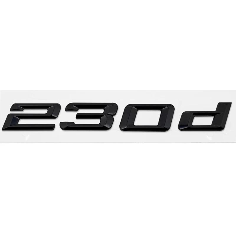 ABS Adesivo Emblema Logo Lettere Baule Posteriore Auto Per BMW Serie 2 216d 218d 220d 225d 228d 230d 235d 240d F22 F23 F45 F46