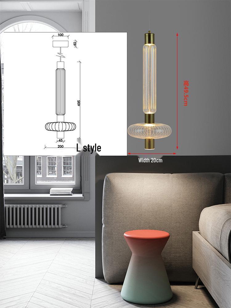 Nordic Modern Luxury Glass Chandelier for Living Room, Staircase, Restaurant, or Hotel