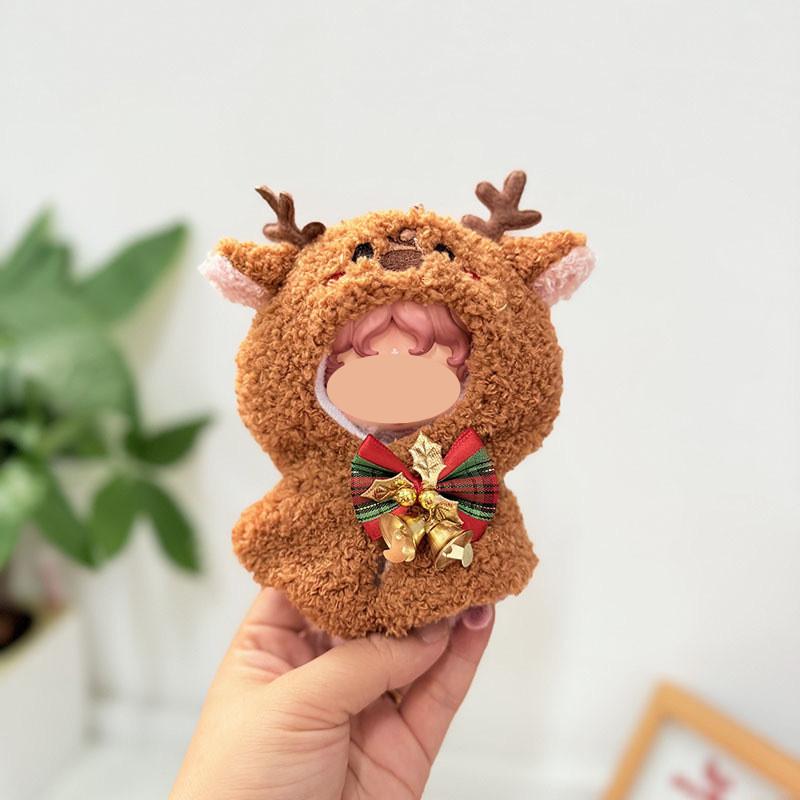 [Cloth Only] SP Doll Clothes New Year Set Fortune Abounds 17cm Baby Clothes Luminous Weave Garden Series Doll Christmas Set