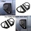 For Ford Ranger  2024 ABS Carbon Fiber Car Side Vents Fender Air Outlet Grille Cover Trim Styling Accessories