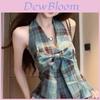 Summer Womens Short Sleeve Plaid Shirt Top With Embroidery And 3d Pattern For Casual Wear