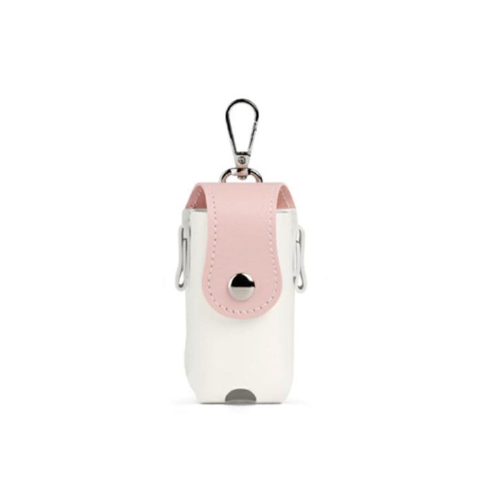 Japanese-Korean Patchwork Style Golf Ball Waist Pouch - PU Leather Protective Cover