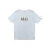 Vans T Shirts Unisex White Crew Neck Moderate Straight Fit VN0A7PYPWHT