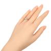 TIFFANY&Co. Bean Ring Pt950Platinum/Pave diamond #5.6(US Size) 5.5g Women Used