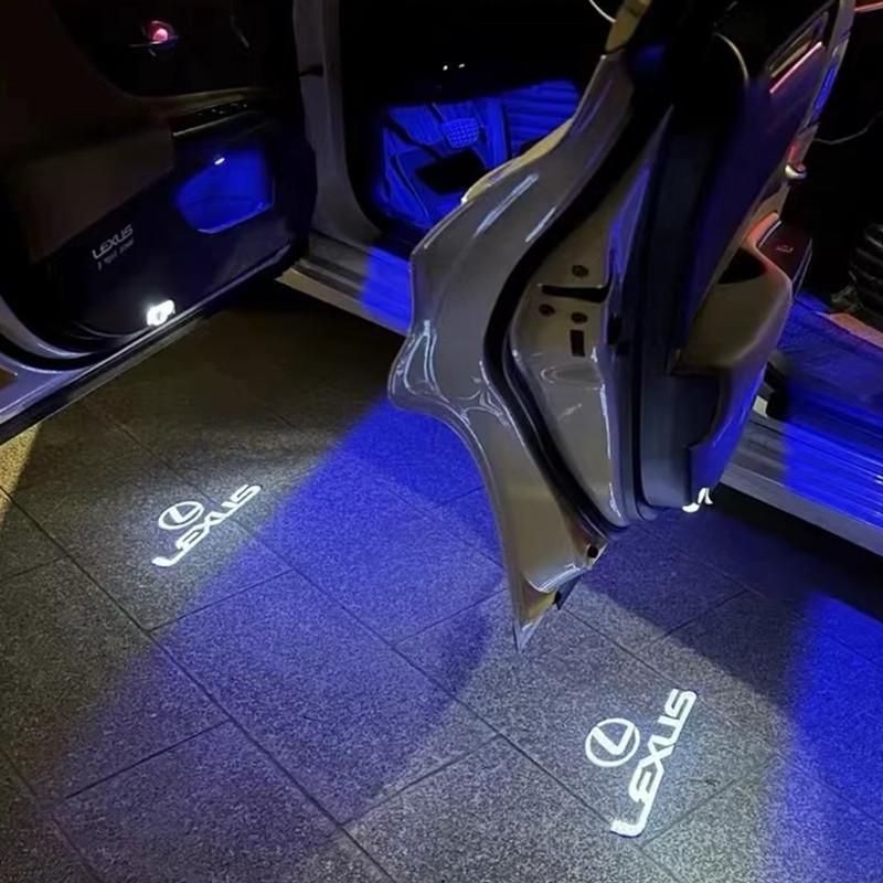 LED Car Door Welcome Projector Ghost Shadow Light Accessories For Lexus RX ES GX LS LX IS GS RC UX Series ES200 ES250 ES260 300