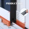 2/4M Windproof Sliding Window Sealing Strip Insectproof Gap Filling Weather Stripping  Household