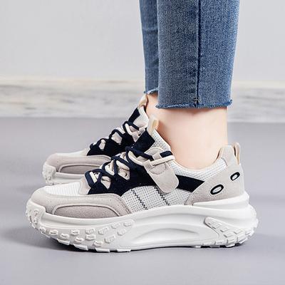 Women's Sneakers Outdoor Breathabl Casual Platform Shoes Autumn New Breathable Casual Versatile Height Increasing Sports Shoes