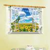 Waterfall Kid Room 3d Window Decal Removable Wall Stickers Home Decor Art Mural