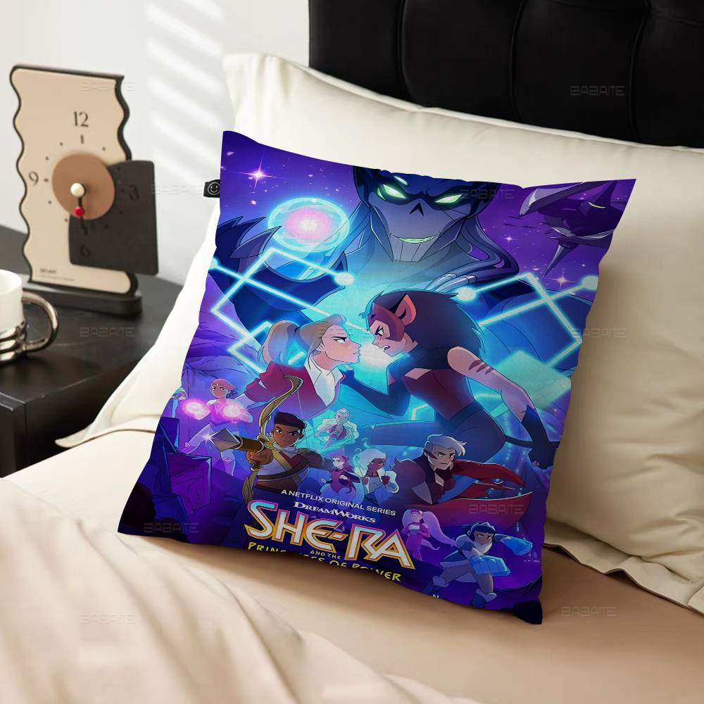 Anime She-Ra and the Princesses of Power Stitch Lucky Dragon pillow cover sofa cushion cover home room decoration children gift 12x12Inch