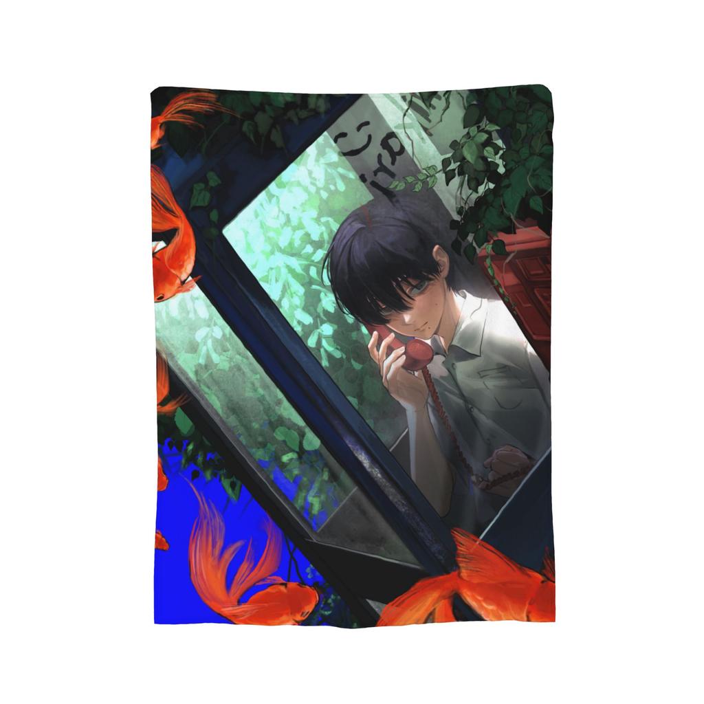The Summer Hikaru Died Anime Blanket Velvet Decoration  Breathable Lightweight Throw Blankets for Home Outdoor Bedspreads