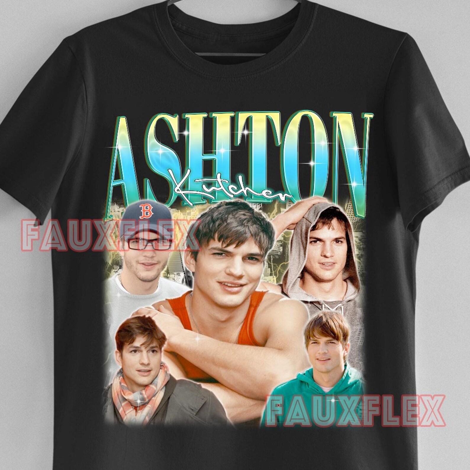 ASHTON KUTCHER Shirt, Ashton Kutcher Retro T-Shirt, Ashton Kutcher Vintage Fan Tees, Ashton Kutcher Merch Gift, Ashton Kutcher Kids Tee M