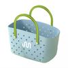 Large Capacity Beach Bag Plastic Bath Basket Portable Bathroom Storage Basket