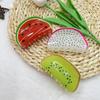 Korean-Style Cute Fruit Hairpin: Large Versatile Shark Clip for Creative Updo Headwear for Girls