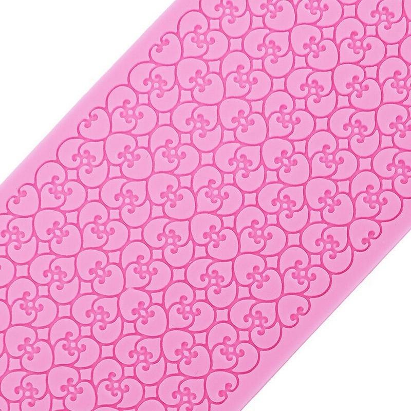 Neue Spitze Silikon Form Form Zucker Handwerk Fondant Matte Kuchen Dekorieren Backwerkzeug