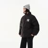 New Era X MLB New York Yankees Logo Letter Collar Zipper Lightweight Duck Down Warm Winter Casual Short Down Jacket Unisex outerwear Black 14387859