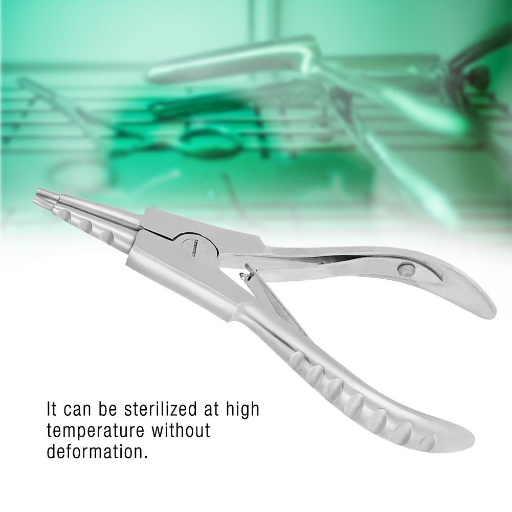 Surgical Steel Body Piercing Kits Ear Nose Lip Navel Tongue Septum Forcep Clamp Pliers Tool