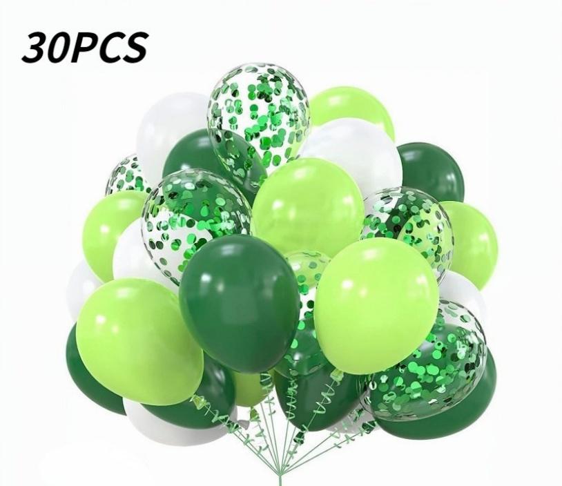 30pcs 10 Inch Multi-color Latex Balloons Set for Birthday Wedding Engagement Anniversary Bachelorette Bridal Shower Decoration