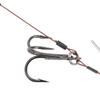 Portable Fishing Steel Wire Fishing Rigs with Treble Fish Hooks Lure Set Accessory