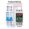Automatic Voltage and Current Protector with Dual LCD Display Featuring Over Under Voltage Control and Delay Function for Safety