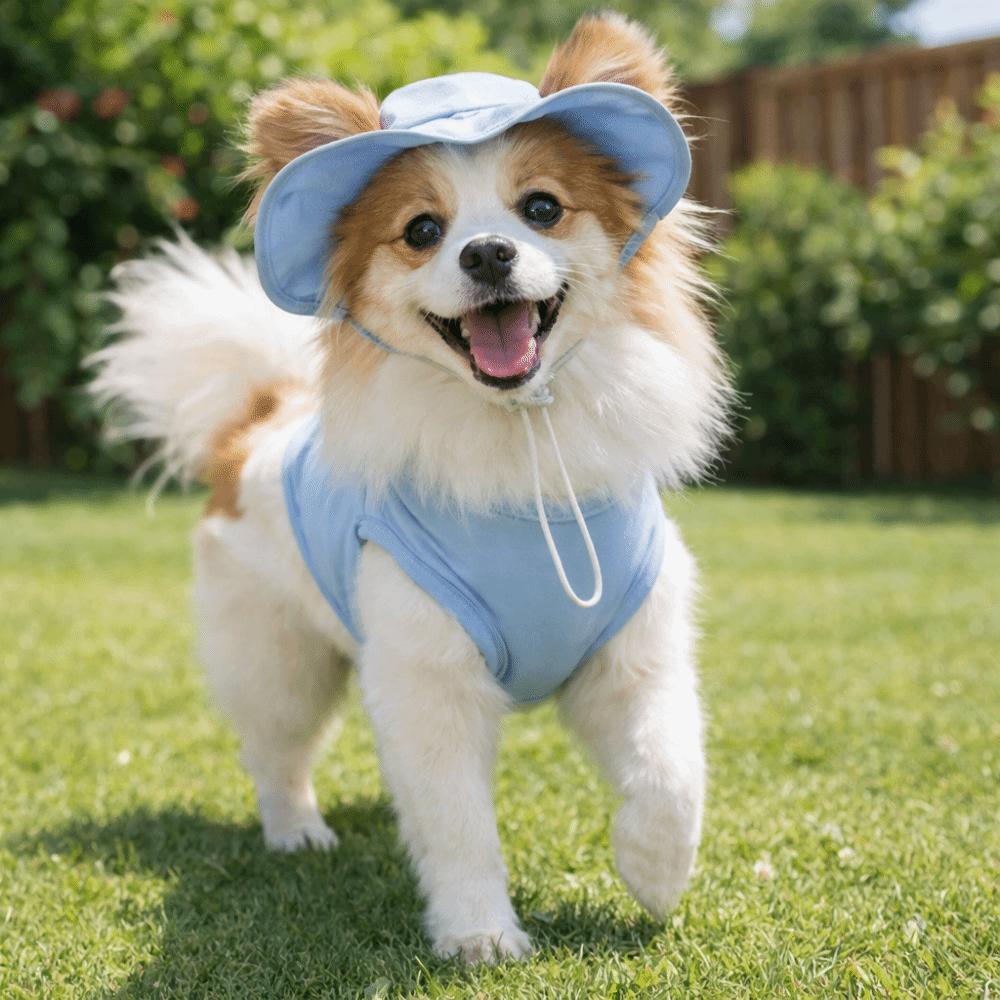 Reflective Trim Pet Sun Protection Clothes Breathable Dogs Short Sleeve Sun Protection
