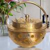 Multipurpose Brass Kapoor Dani, Aroma Diffuser, Incense Burner, Pack of 1(Round)