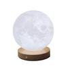 Rotating Moon Lamp Night Light—Creative Bedside Atmosphere Lamp for Bedroom or Desk