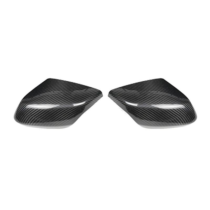 Car Rear View Mirror Shell Side Wing Mirror Cover Carbon Fiber For Corvette C8 -2025 Carbon Fiber Pattern