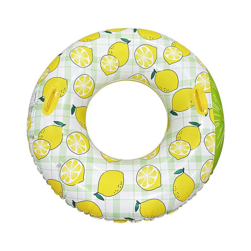 Starry Sky Sequin Mermaid Swim Ring: Thickened Inflatable Children's Float