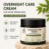 KOREAV Overnight Care Cream For Acne Prone Skin | Lightweight Night Cream 50ml