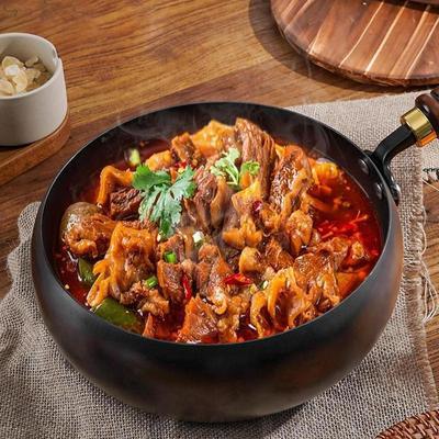 24cm Iron Pot Big Belly Pot Handmade Forging Small Wok, Mini Small Iron Pot, Uncoated And Non Stick Household Wok Multi-function