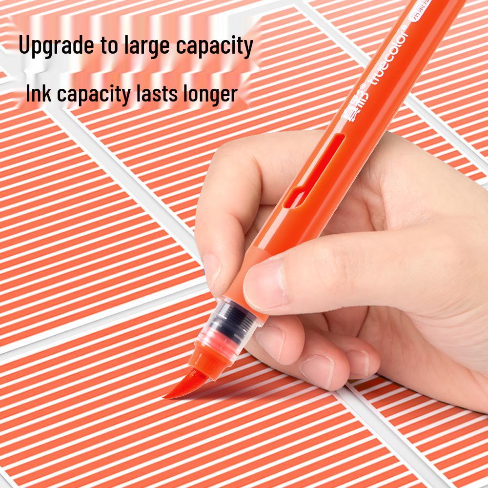 Echter Farbe Weiche Spitze Flüssigmarker: Schichtbarer, Deckender, Waschbarer Acryl-Pinsel für Grundschüler