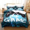 Lightning Web Gaming Duvet Cover Set For Boy 3D Print Video Games Double Duvet With Pillowcases Play Gamer Comforter Sets Cover