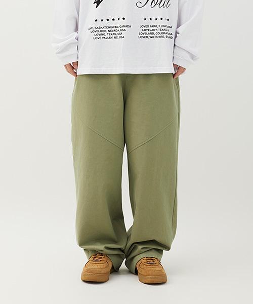 Mimdeowodeulobeu New Rubber Cotton Pants_Khaki