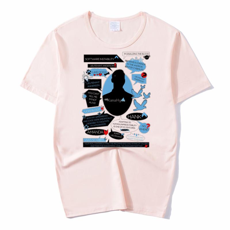 Women Detroit Become Human Women Harajuku T Shirt Unisex Skateboard Tshirt Man Clothes Streewear