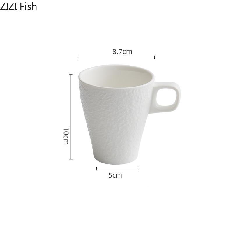 Rock Pattern Mug Creative Ceramic Breakfast Milk Cup Office Large Capacity Water Cup Afternoon Tea Coffee Cup Home Drinking Set