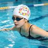 Long Hair Swimming Caps Large Size Cartoon Cat Swim Caps Professional Silicone Swim Caps  Adult
