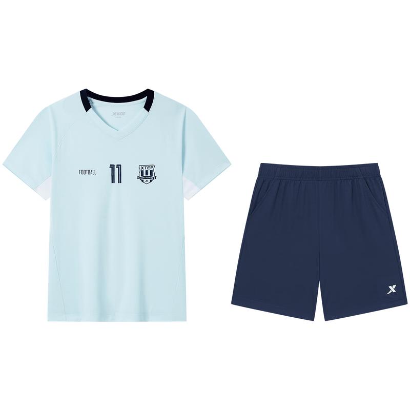 XTEP Kids' V-Neck Elastic Football Suit