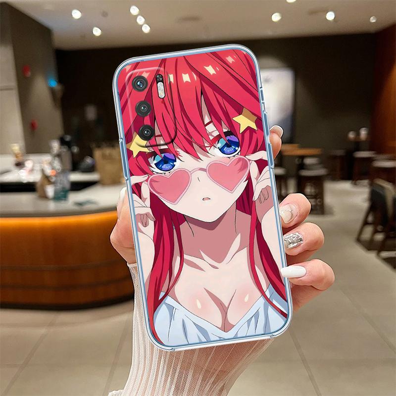 RE47 Nino Miku Itsuki Nakano Transparent Phone Case for Motorola Moto G7 G8 G9 G84 G85 G73 G24 G15 Z2 Play Power Plus